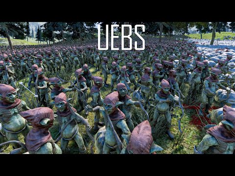 22000 Tortoises VS 21000 Golbin Rangers. Ultimate Epic Battle Simulator 2 UEBS 2