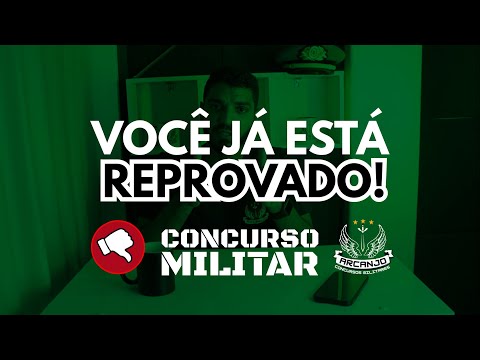 VOCÊ VAI REPROVAR POR ISSO! CONCURSO MILITAR - Tropa do Arcanjo