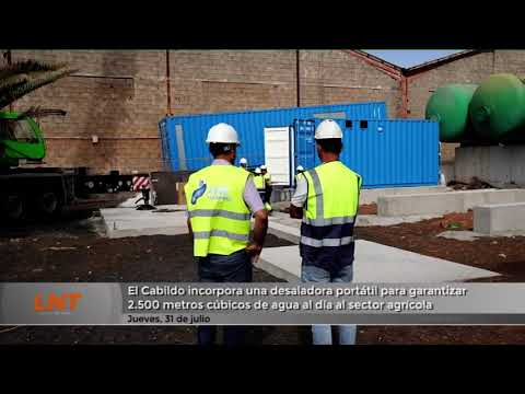El Cabildo de Lanzarote impulsa el agua agrícola con nueva desaladora portátil