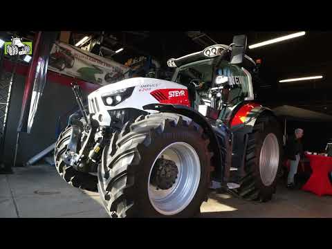 De gloednieuwe Steyr Impuls 6200 CVT schitterde bij MCV in Valthermond