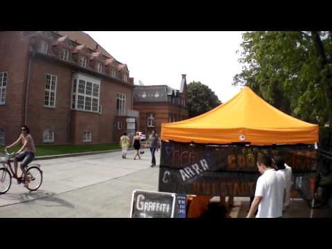 23.05.2014 Graffiti am Infostand der Piraten Vorpommern-Greifswald
