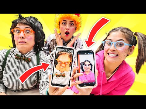 Komik video! Okutay ve Cicisu filtre uygulamasıyla öğretmenlerine video gönderiyor!