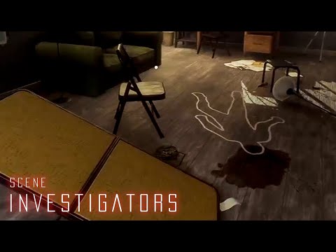um jogo onde você precisa investigar a cena de um crime