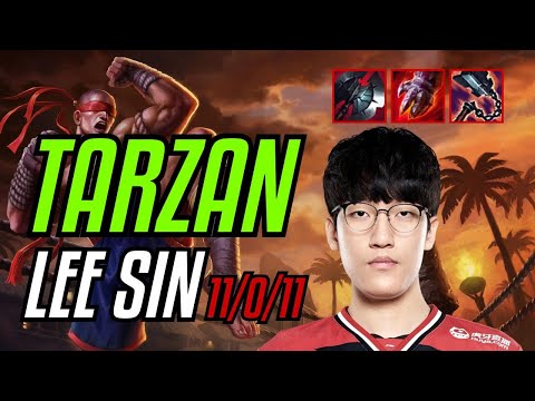 TARZAN - LEE SIN vs HECARIM JUNGLE - KR GRANDMASTER - PATCH 11.8