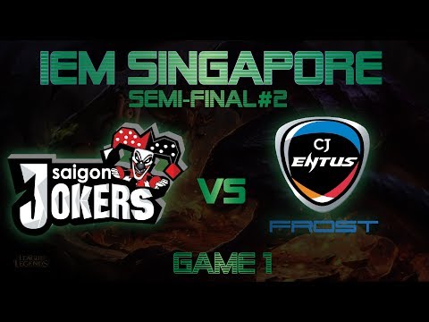 CJ Frost vs Saigon Jokers, IEM Singapore Semi-Finals | Game 1