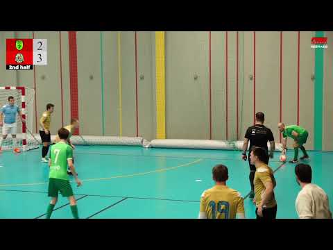 TIEŠRAIDE - HRX Ķekavas čempionāts telpu futbolā 2025/26: ASK/Kadaga - FK NAUDA 04.01.2026