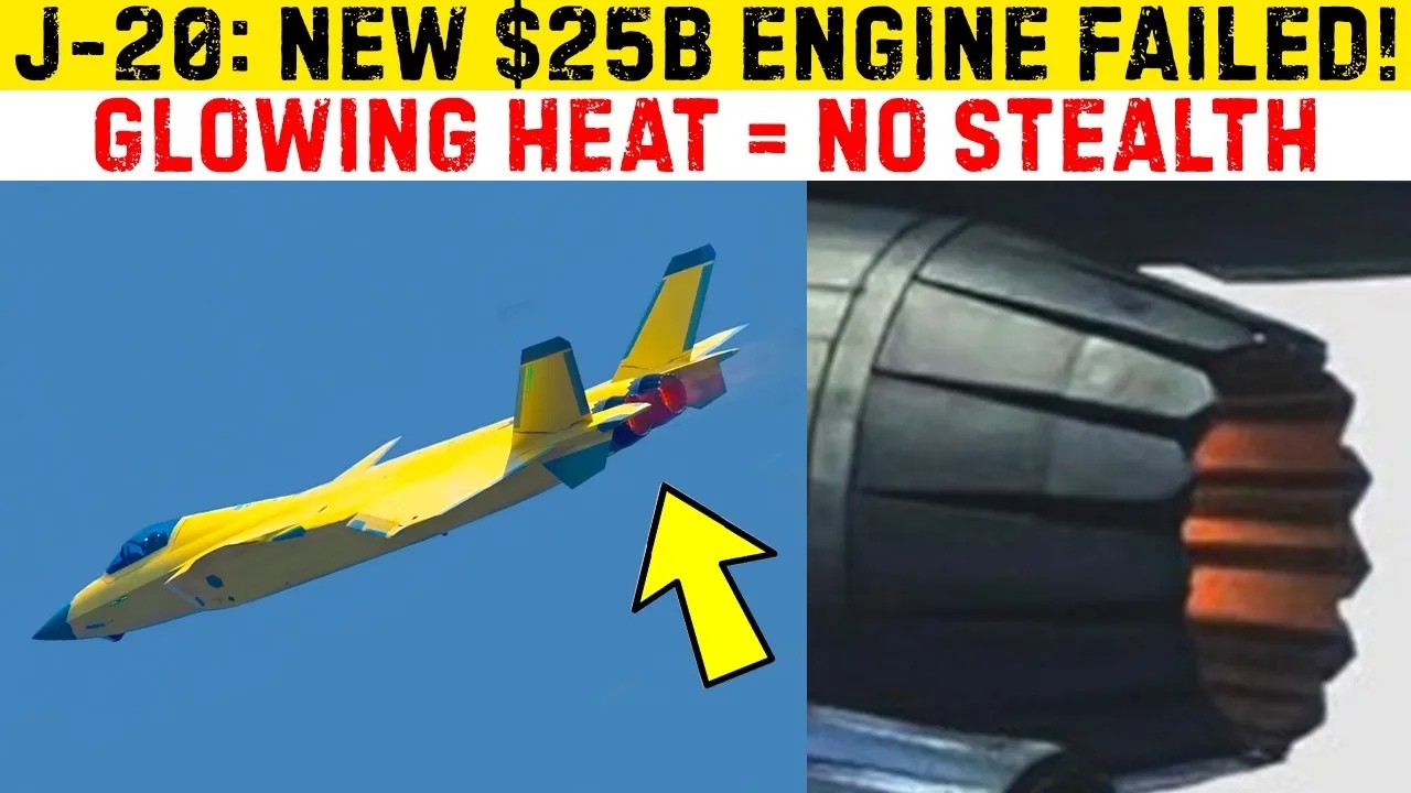 J-20 HUMILIATED, AGAIN! Multibillion Engine Failed to Fix These 3 Fatal Flaws!