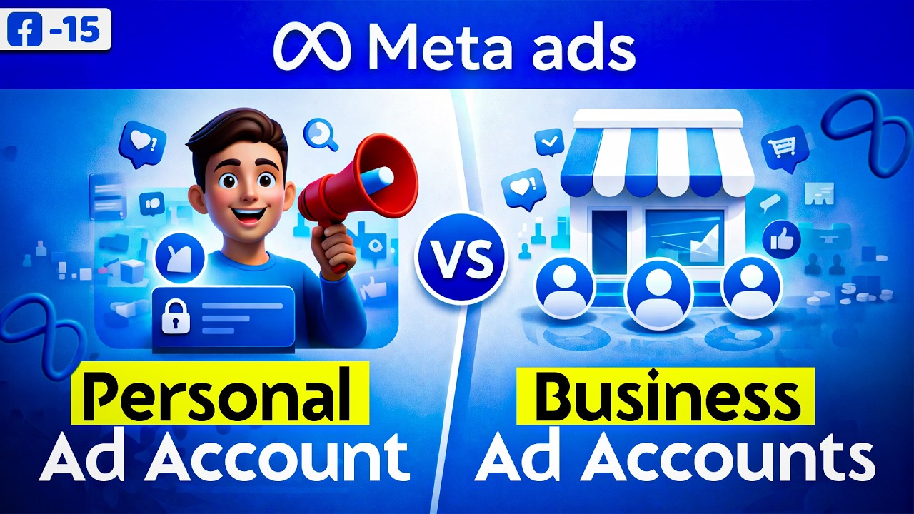 Meta Ads 2026 | Personal Ad Account Vs Business Ad Account | #metaadscourse
