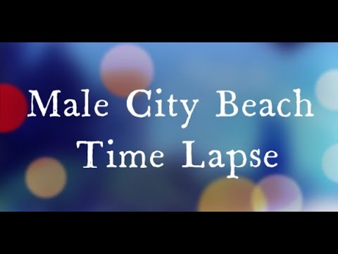 Time Lapse video on Sony ZV 1 Camera. Male Beach in Maldives. - Shot with SONY ZV 1