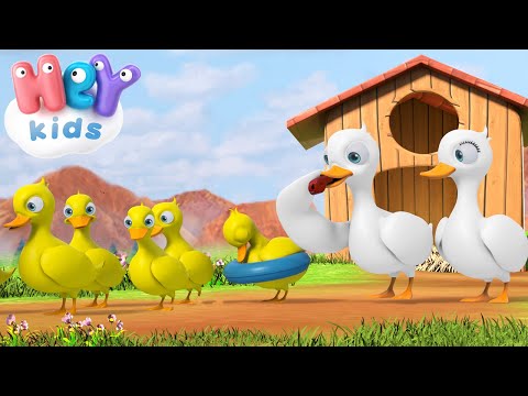 Száz liba egy sorba | Népdalok gyerekeknek | HeyKids - Gyerekdalok és mondókák