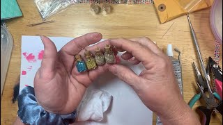 DOLLAR TREE DIY Craft Using Small Glass Jars - Glass Containers - Keepsake Journal Memory Keeper