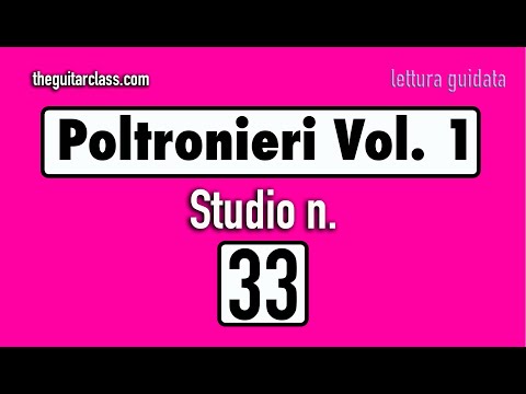 Solfeggio - Studio n. 33 Poltronieri ( Vol.1) - Lettura guidata