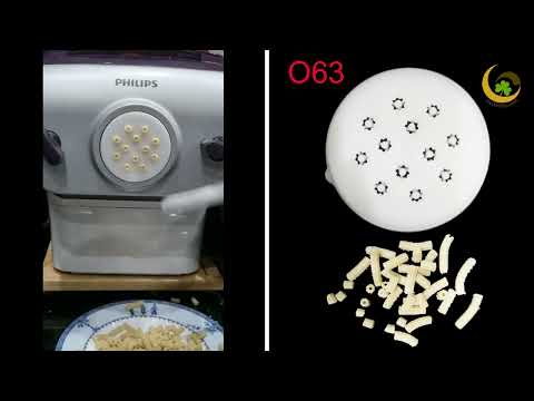 Ditalini rigati 6-1.1m pasta disc/mold for Philips pasta maker O63