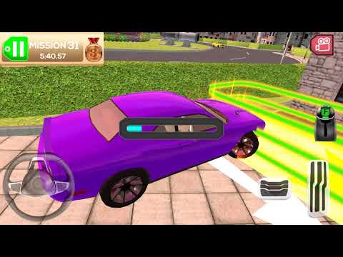 My Holiday Car #3 - Purple Sport Car City Driving Android iOS Gameplay