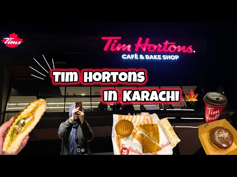 Tim Horton Menu