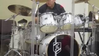 "Goodbye World Goodbye" instrumental & Drum solo with *John Cochran* by ~CROSS+FIRE~