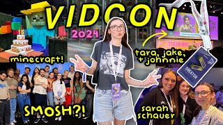 VIDCON 2024 VLOG (i met smosh?!??)