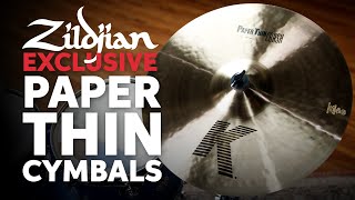 Video thumbnail for Zildjian K Paper Thin Cymbals Demo: Sweetwater-exclusive Dark, Explosive Sound by Sweetwater Soundcheck