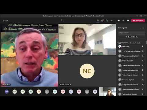 Conferenza Prof. Pasini sui cambiamenti climatici 26 marzo 2021