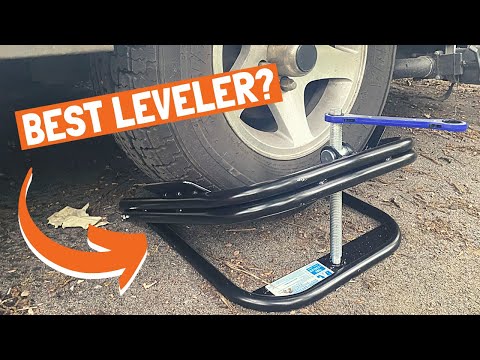 BAL leveler  setup on pop-up camper