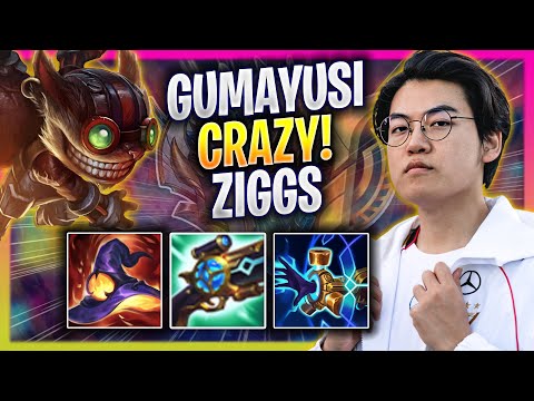 GUMAYUSI CRAZY GAME WITH ZIGGS! - T1 Gumayusi Plays Ziggs ADC vs Kai'sa! | Season 2024
