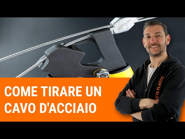 Strumenti per tirare un cavo d'acciaio