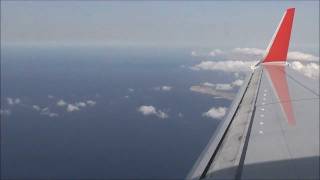 preview picture of video 'Austrian Airlines Boeing 737-8Z9 (OE-LNQ) landing at Karpathos Airport'