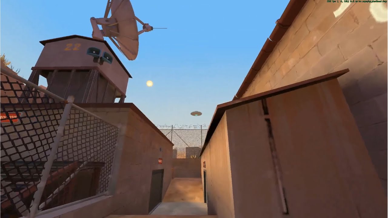 Places to see the UFO in cp_dustbowl - YouTube