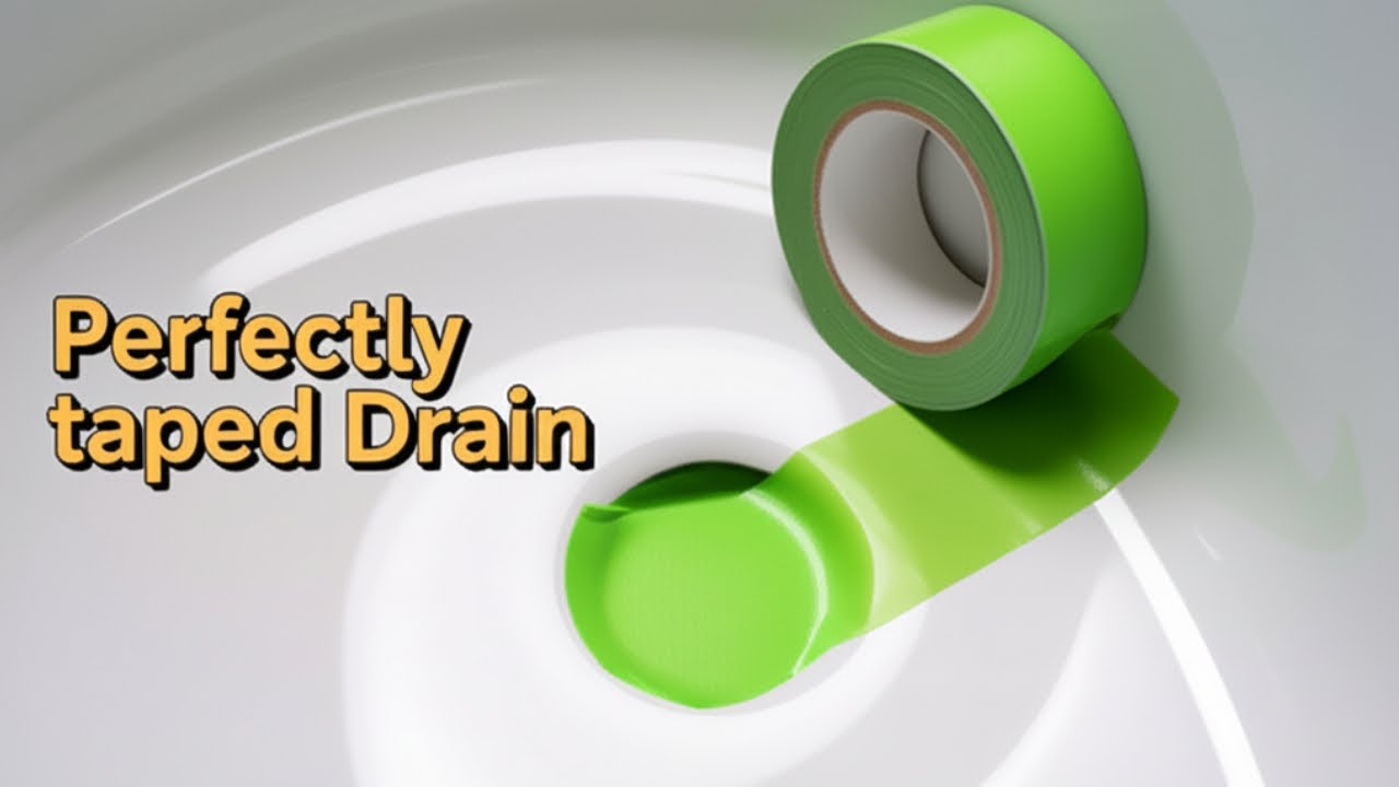 How to Perfectly Tape a Bathtub Drain for Refinishing