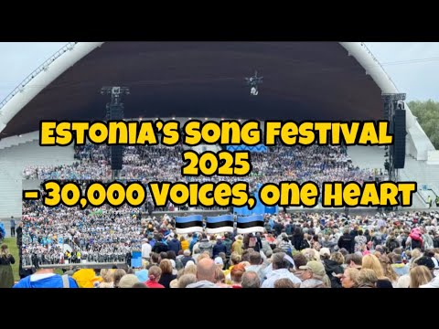 Inside Estonia’s Most Powerful Cultural Celebration – Song Festival 2025 #Laulupidu2025 🇪🇪🇪🇪🇪🇪