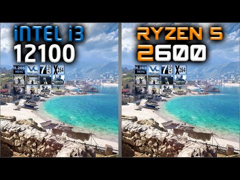 12100 vs 2600 Benchmarks – 15 Tests 🔥