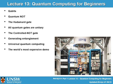 PHYS2111 Quantum Mechanics -- Lecture 13 Part 2