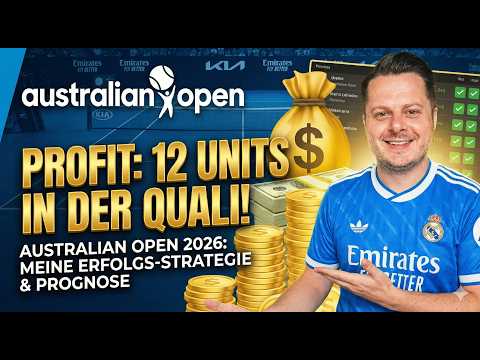 12 Units Profit in Qualifying! 💰 My Australian Open 2026 Prediction & Strategy