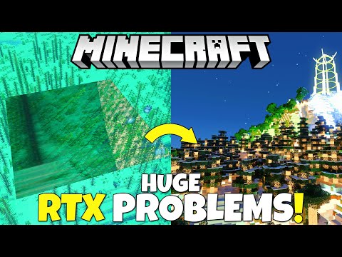 Minecrafts MOST HYPED Feature is BROKEN! 18 Huge RTX Issues! Minecraft Bedrock Edition