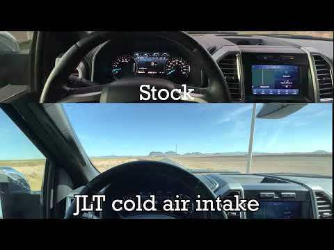 2017 F150 EcoBoost — Stock vs JLT cold air intake