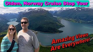 Olden Norway Cruise Stop City Tour - The Loen Sky Lift Views are Insane