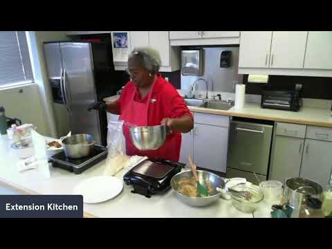 AARP Alabama Plant Based Cooking Sweet Potato Waffles & Chicken Fried Mushrooms