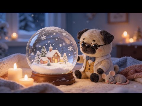 Professor Puggy and the Snow Globe ❄️ | Cozy Winter Music for Kids