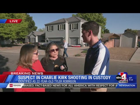 'It was absolutely stunning': Neighbors react to arrest of suspect in Charlie Kirk assassination