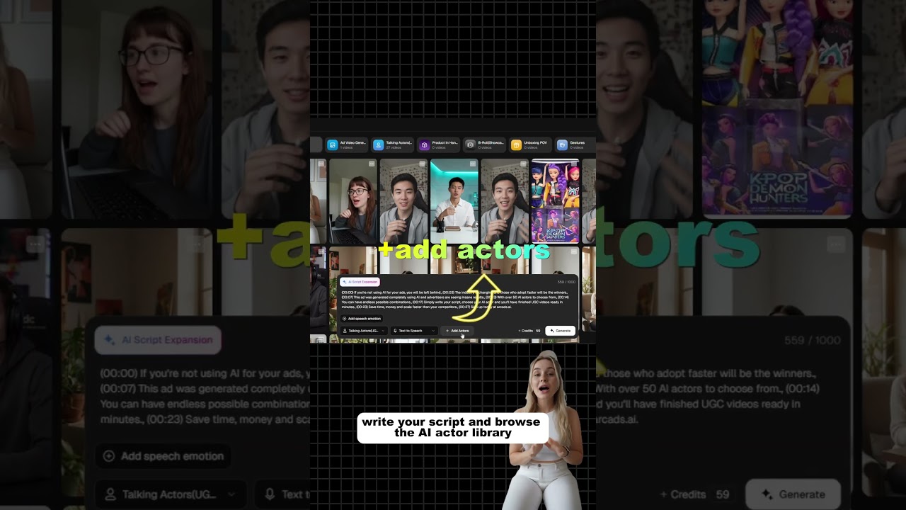 Stop Hiring Actors 😳 AI Does This Better | #nextifyai #aivideo #aiads