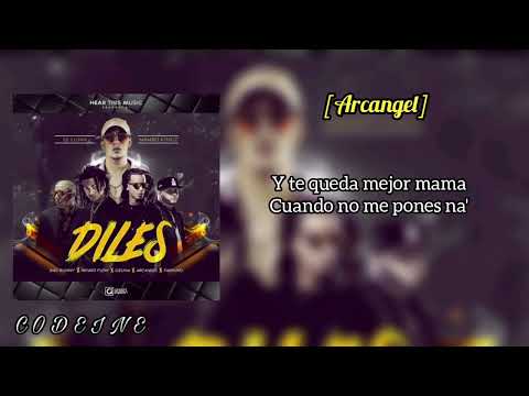 Bad Bunny - Diles REMIX (Letra) FT Farruko, Ozuna, Arcangel Y Ñengo Flow