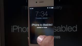How to unlock disable any iphone  without laptop and any coputer