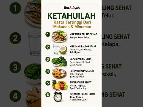 Ketahuilah Kasta Tertinggi Makanan dan Minuman Paling Sehat untuk Keluarga #ibudanayah