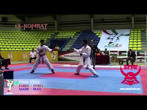 X-KOMBAT: 2nd WEST ASIA KARATEDO CHAMPIONSHIPS - IRAN 2010 55kg