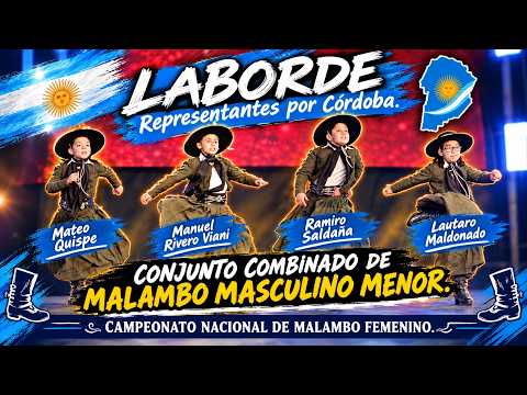 Cuarteto de Laborde en el Campeonato Femenino de Malambo Femenino.