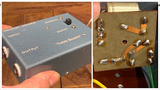 Video thumbnail for A closer look at the Hornby-Skewes Treble Booster by Johan Segeborn