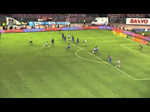 Se lució Albil. River 0 - Tigre 1. Fecha 3. Torneo Final 2013. Fútbol Para Todos