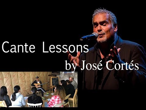 José Cortés cante lesson promotional video