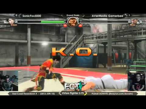 ECT4 - VF5:FS Grand Finals - SonicFox (Eileen) vs. Gamerbee (Akira)