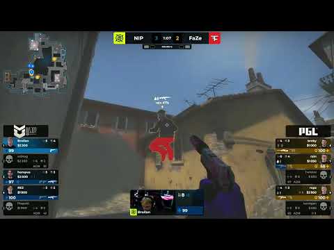 Broky being broky stealing the round Faze vs NIP